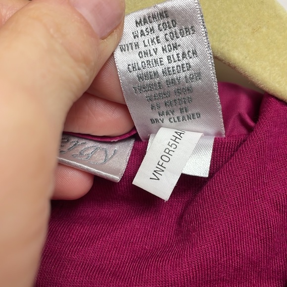 Zenergy by Chicos Magenta light-weight lined Jacket - Picture 3 of 9